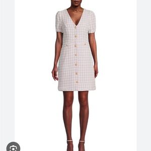 NWTs Nanette Lepore Cream Button-Down Dress